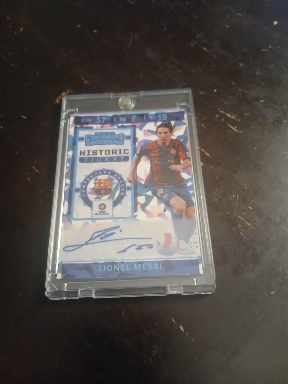 Panini Lionel Messi Auto Facsimile Not Orignal